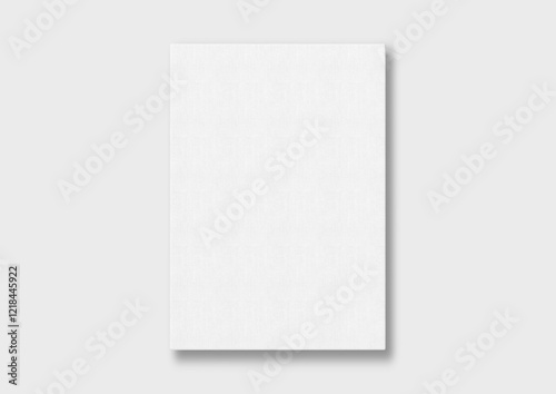 Vertical blank canvas mockup