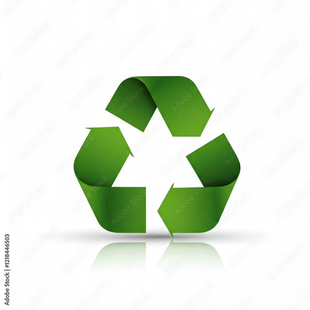 Recycling symbol promoting environmental sustainability and waste reduction Recycling symbol promoting environmental sustainability and waste reduction