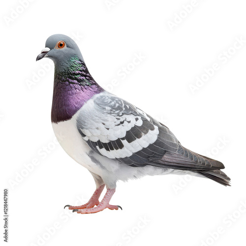 Wallpaper Mural Elegant Pigeon Bird Profile Black Background Torontodigital.ca
