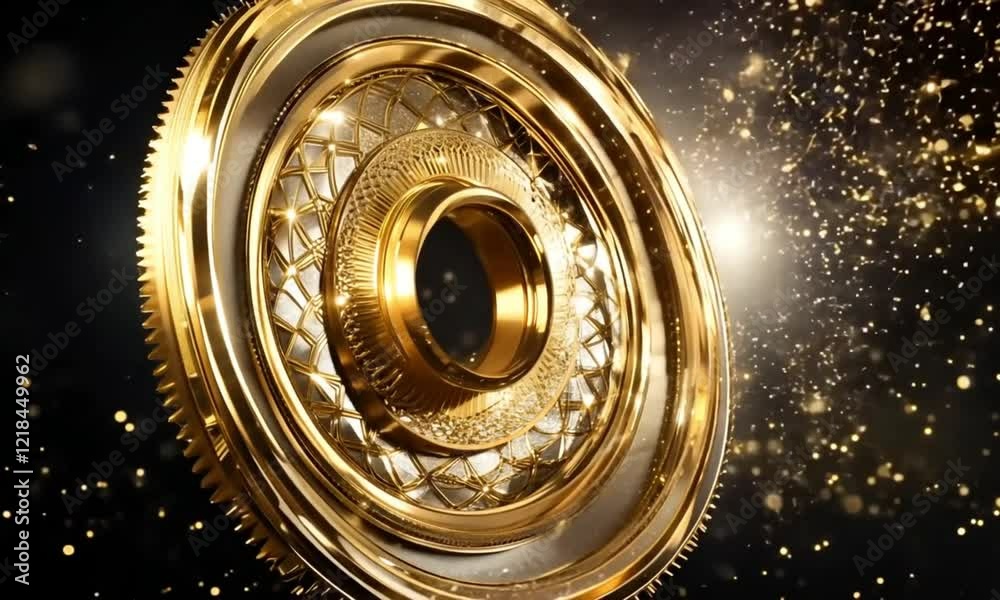 Luxury Gold Circle Spin Luxury Gold Circle Spin