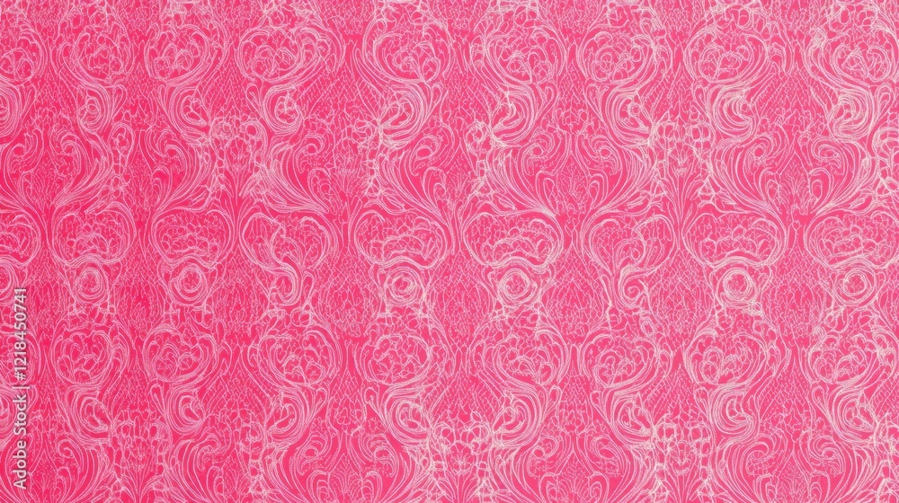 Pink damask pattern background texture. Pink damask pattern background texture.