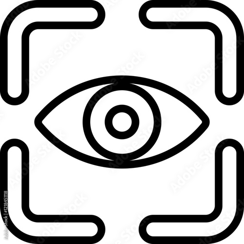 Eye Recognition Icon