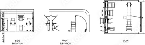 vector illustration design image technology Sports simulator for exercise