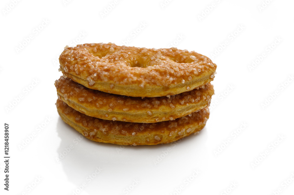 Deliciously stacked sweet pastries with a golden crust and crispy texture ready to be enjoyed Deliciously stacked sweet pastries with a golden crust and crispy texture ready to be enjoyed