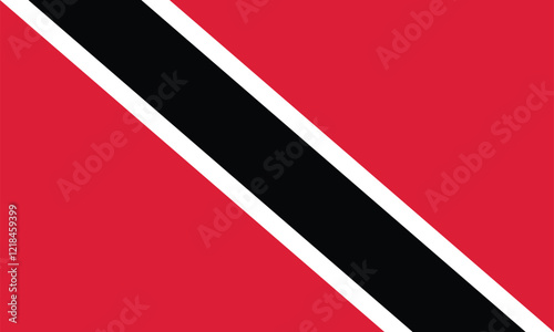 Free Download High detailed flag of Trinidad and Tobago. National Trinidad and Tobago flag. South America. 3D illustration. - GFXLoad