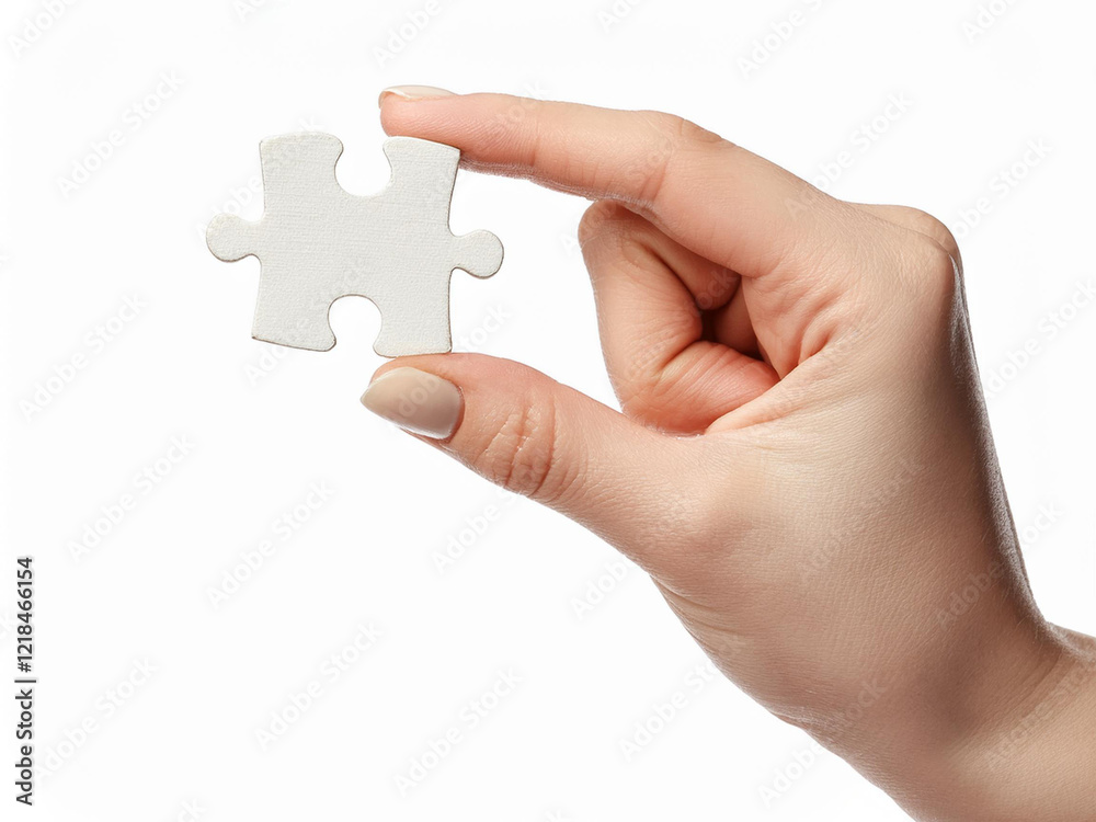 a hand holding a single puzzle piece, representing problem-solving, teamwork, and the pursuit of solutions a hand holding a single puzzle piece, representing problem-solving, teamwork, and the pursuit of solutions