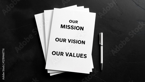 Stack of sheets of paper with the headings word text phrase 