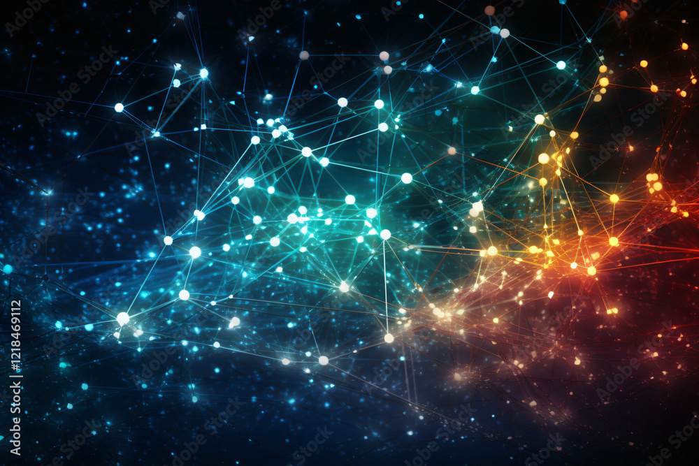 Fototapeta premium Visualisation of Digital Data Security A Representation of Digital Cybersecurity