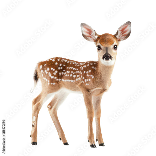 Adorable Whitetail Deer Fawn Wildlife Animal Nature