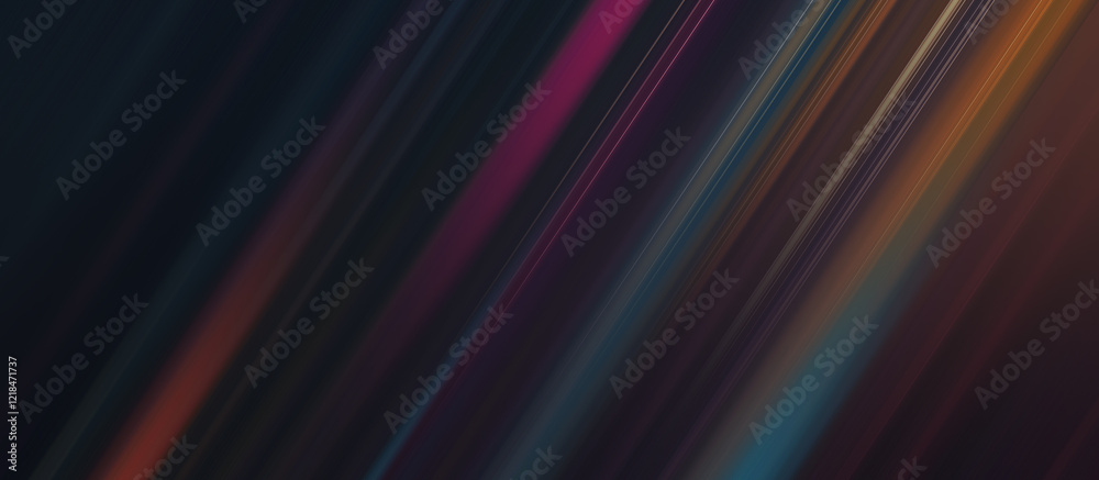 Abstract Striped Gradient Background With Vibrant Colors