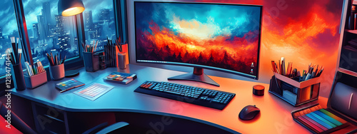 Digital Artist’s Dream Desk