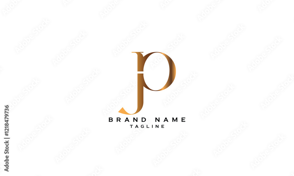 JP, PJ, Abstract initial monogram letter alphabet logo design JP, PJ, Abstract initial monogram letter alphabet logo design