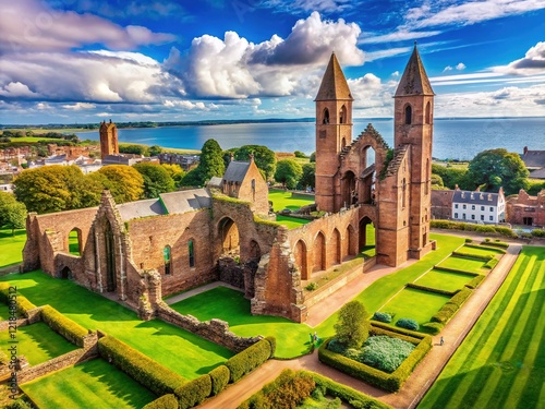 Arbroath Abbey Angus Scotland - Stunning Architectural Photography photo