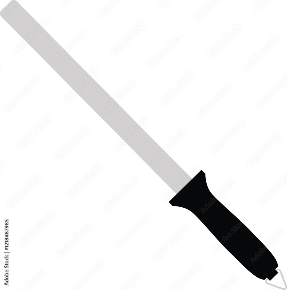 Knife sharpener icon. Diamond knife sharpening sign. Diamond sharpening steel symbol. flat style. Knife sharpener icon. Diamond knife sharpening sign. Diamond sharpening steel symbol. flat style.