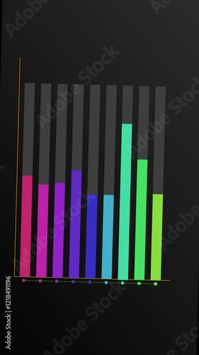 Dynamic Vertical Bar Chart Animation