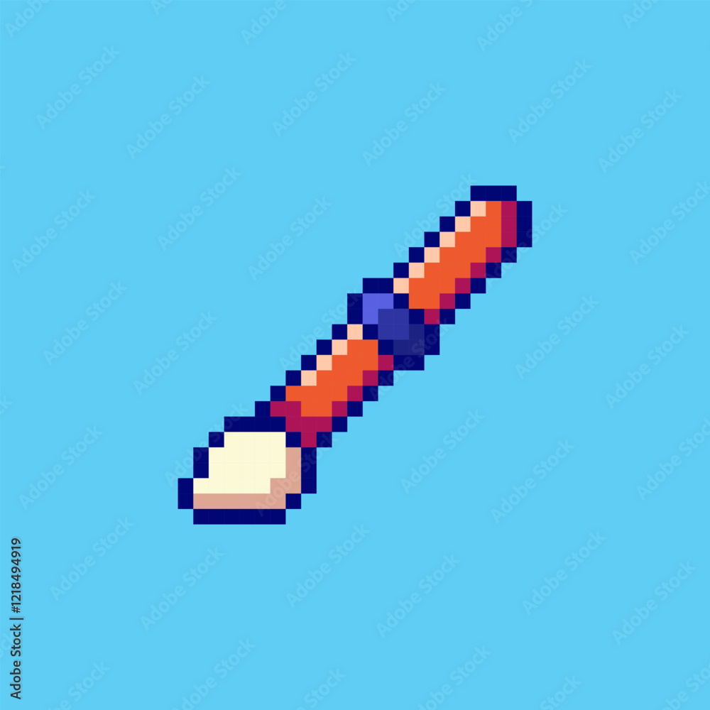 Pixel art Paintbrush game asset design Pixel art Paintbrush game asset design