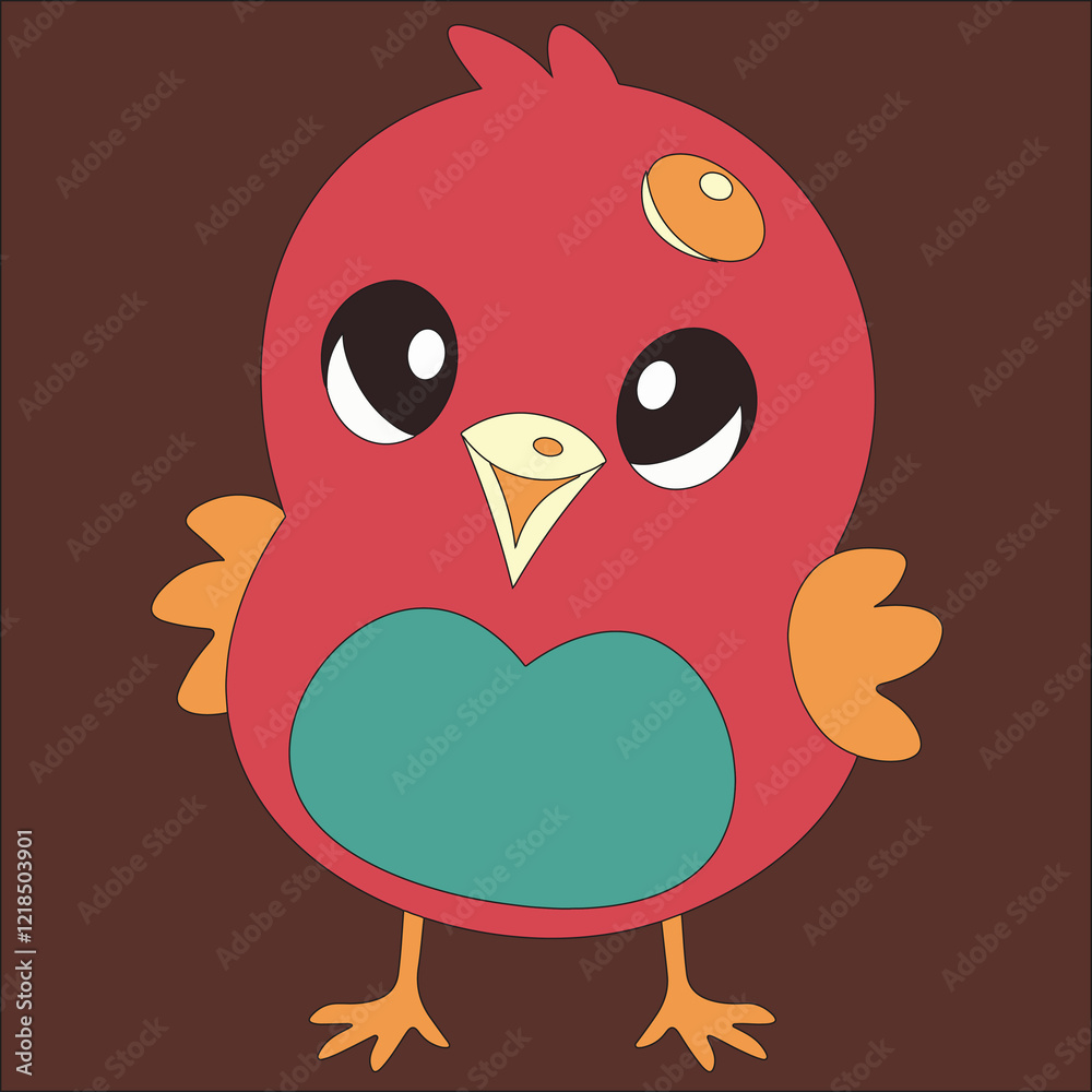 Fototapeta premium Chick Retro Vectors & Illustrations