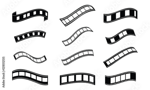 set of film strip