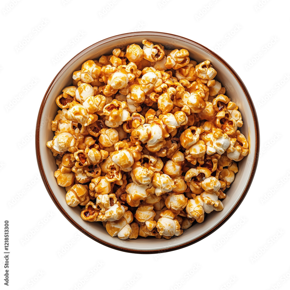 Bowl of popcorn isolated on white background clipping path Bowl of popcorn isolated on white background clipping path