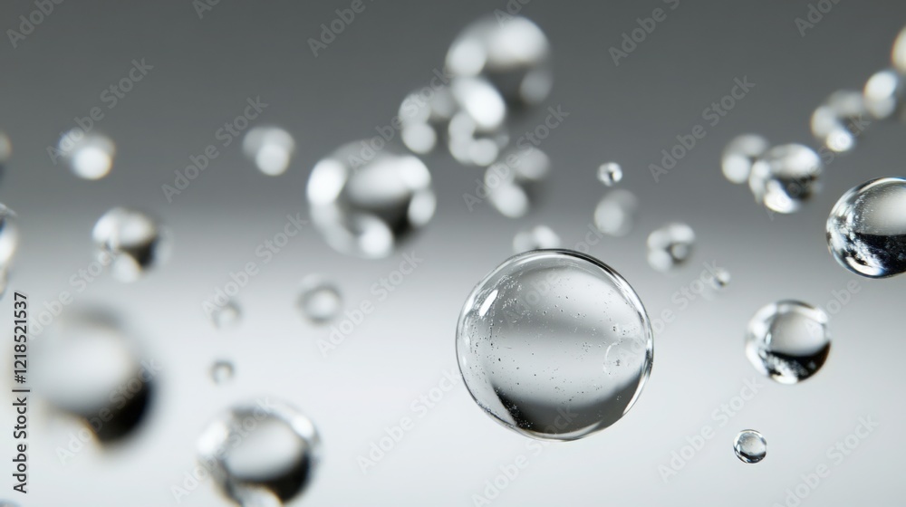 custom made wallpaper toronto digitalClose-Up of Virus Particles in Human Body Fluid