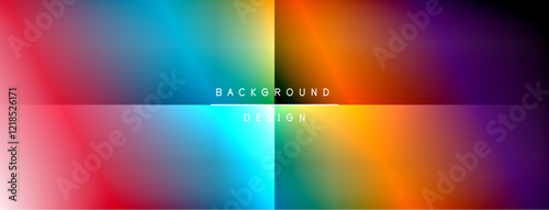 Colorful gradient with lines made of shadow and light. Creative background