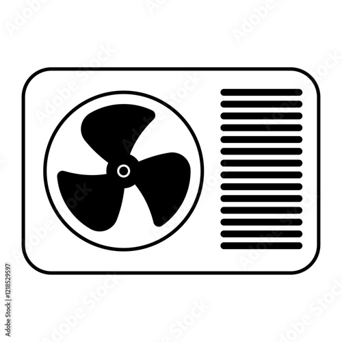 Icon heat pump, air conditioner for heating and cooling rooms