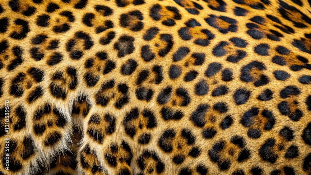 A leopard's fur with intricate patterns and texture , natural pattern A leopard's fur with intricate patterns and texture , natural pattern