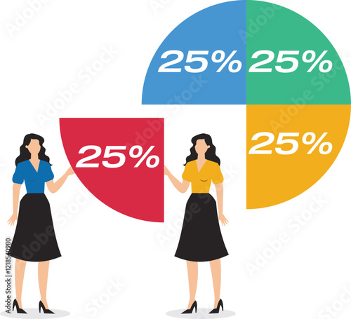 Owners who hold a percentage or share of the company's assets