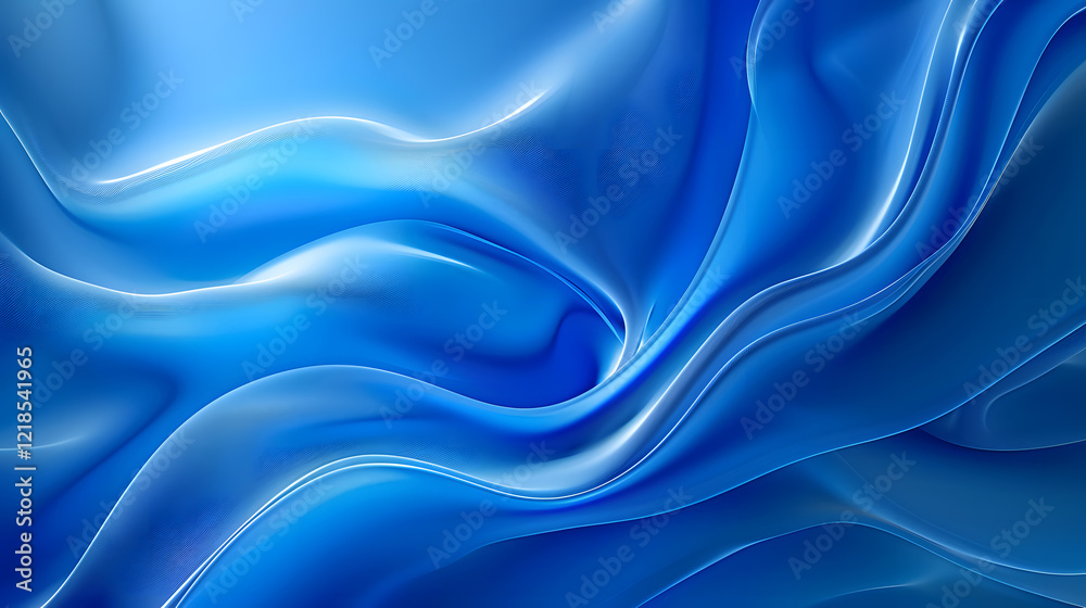 Obraz premium A mesmerizing blue abstract background, generative ai