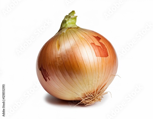 Wallpaper Mural A fresh onion isolated on white background Torontodigital.ca