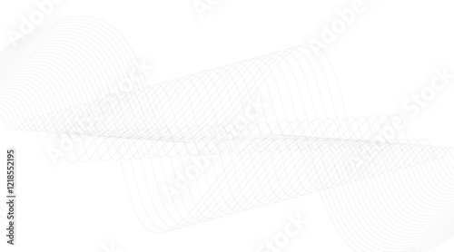 Abstract Waving Line Technology Background, Abstract colorful wave element for design. Digital frequency track equalizer. Stylized line art background. Vector illustration. Wave with lines created.