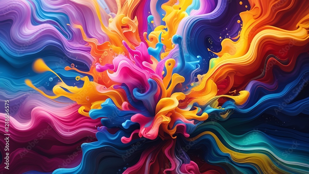 Fototapeta premium Abstract colorful background