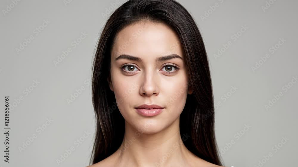 Aesthetic medicine center uhd display. Digital process of rejuvenation treatment preview. Aesthetic medicine center uhd display. Digital process of rejuvenation treatment preview.