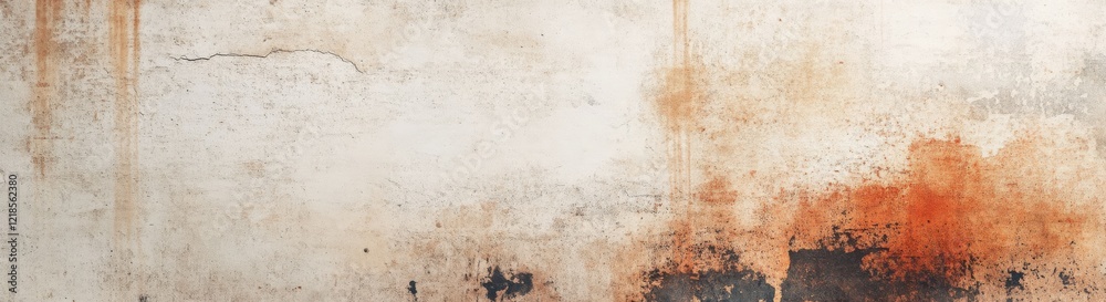 Abstract grunge background with brown and white colors, concrete wall texture with rust stains Abstract grunge background with brown and white colors, concrete wall texture with rust stains