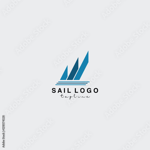 sail logo vector illustration design