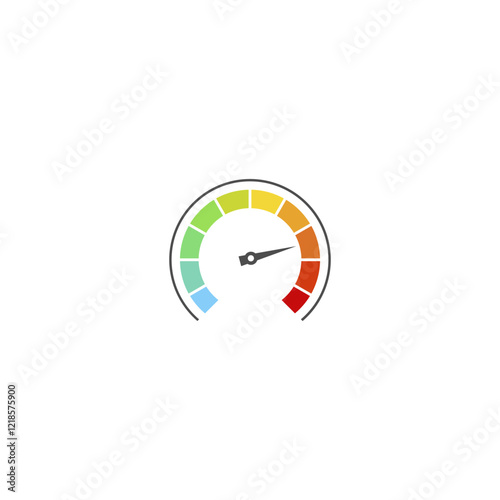 Pain scale icon isolated on white background