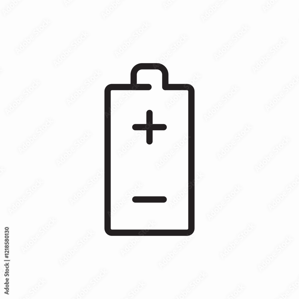 battery plus energy level icon vector sign battery plus energy level icon vector sign