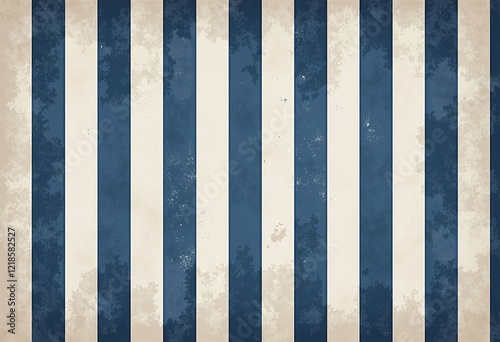 Nautical Stripe Repeat Pattern: Seamless vector with blue and white stripes, tileable and perfect for creating wallpapers, textiles, gift wrap, and product backgrounds.

