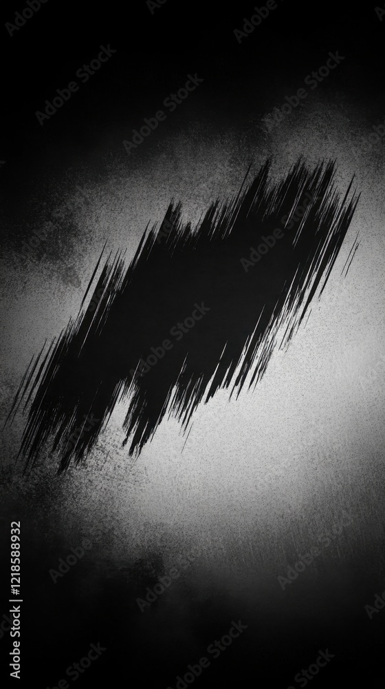 Obraz premium Abstract brush stroke with dark textured background