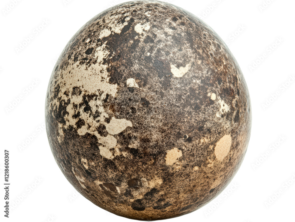 Isolated Textured Bird Egg Isolated Textured Bird Egg