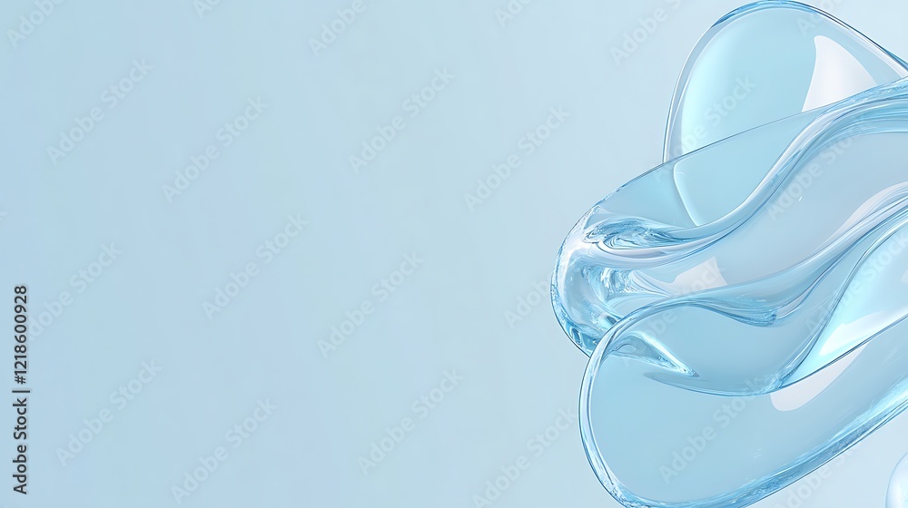 Abstract Blue Liquid Wave Design Background Abstract Blue Liquid Wave Design Background