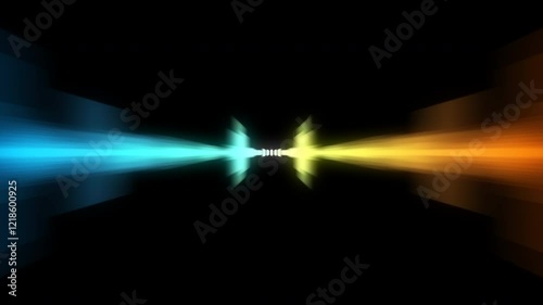 Music equalizer, hologram audio spectrum, 4k illustration, not AI generated