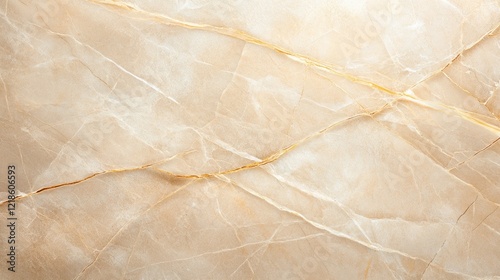 Soft golden hues with delicate veins create an elegant marble su