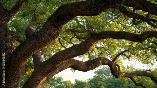 Banyan Trees Against Clear Sky in High Resolution Photography