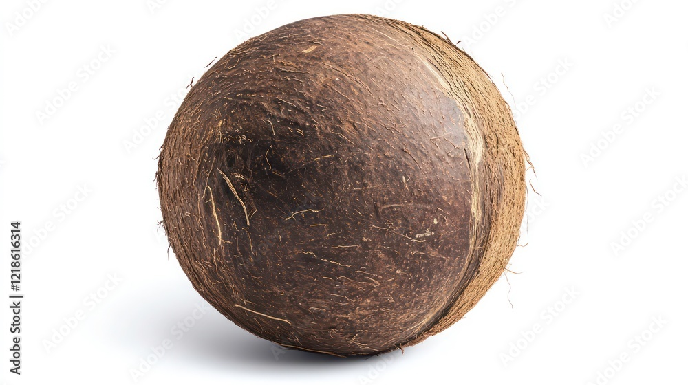 coconut, isolated on white background, full depth of field, clipping path coconut, isolated on white background, full depth of field, clipping path