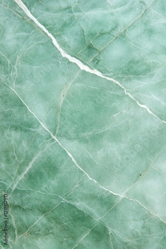Translucent green marble with subtle veins creates an elegant an