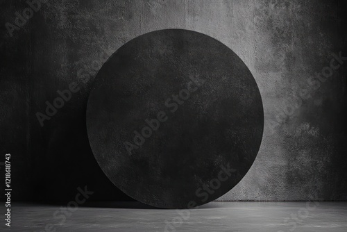 Dark Abstract Circle Background Texture Image