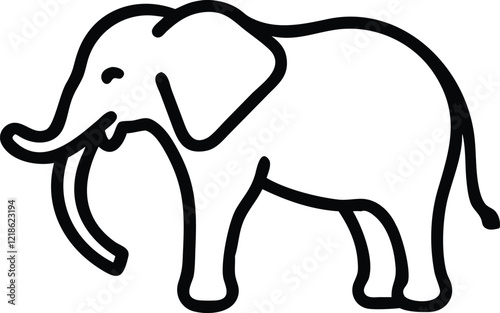 elephant silhouette design image new style