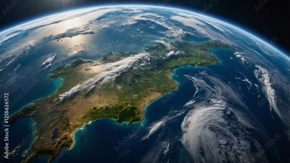 A Breathtaking View of Earth from Space A Breathtaking View of Earth from Space