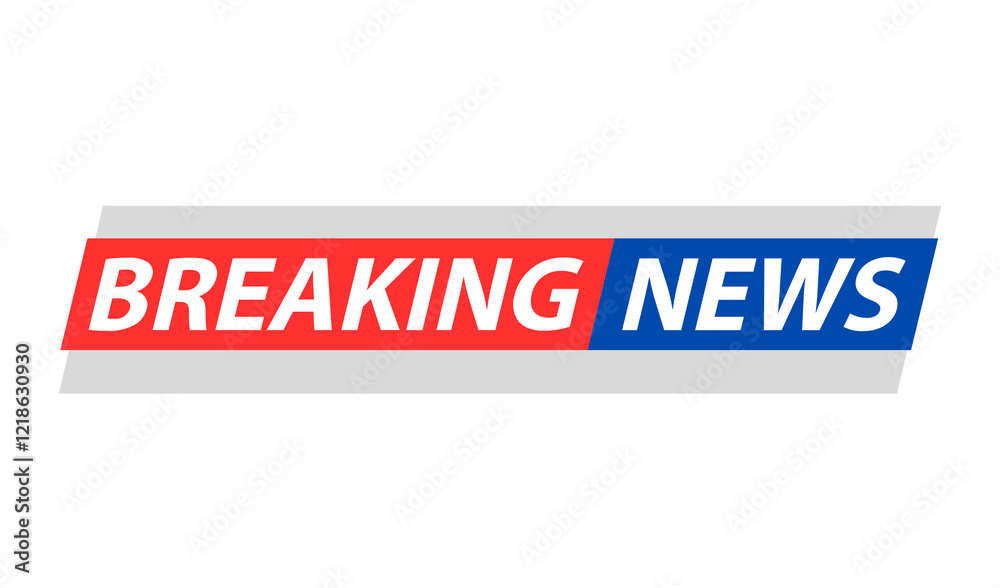 Breaking News Sticker PNG (Without Background) Breaking News Sticker PNG (Without Background)